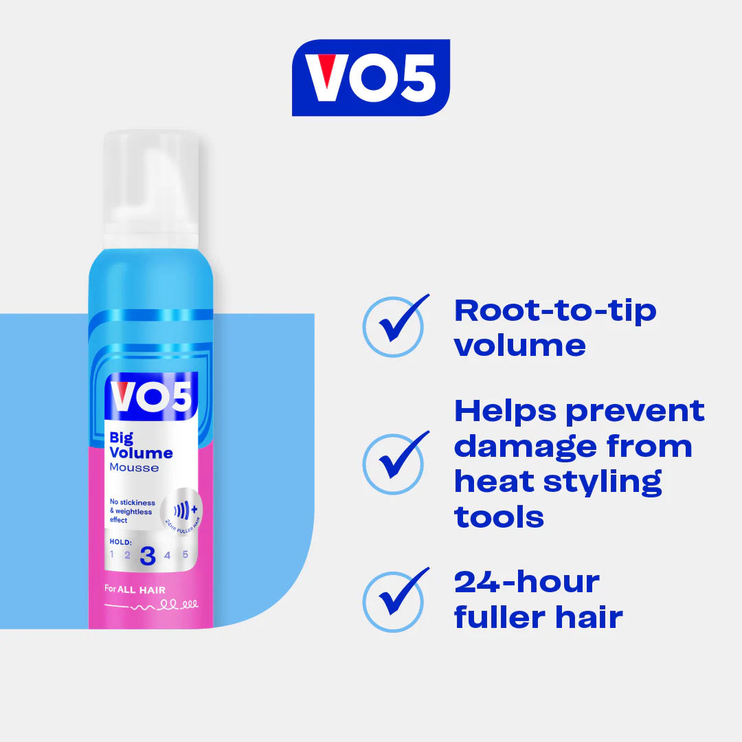 VO5  Big Volume Mousse 200ml - Image 4