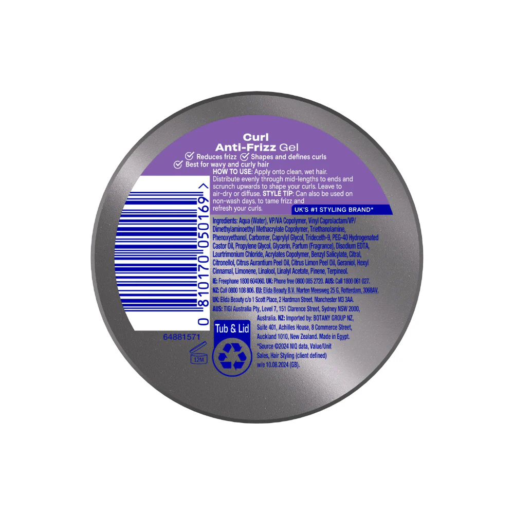 VO5 Curl Anti Frizz Gel 200ml - Image 3