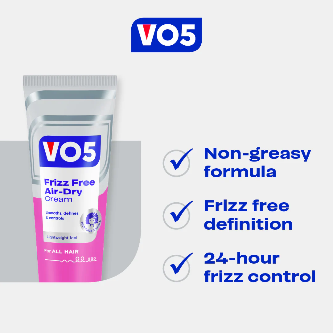 VO5 Frizz Free Air-Dry Cream 125ml - Image 4