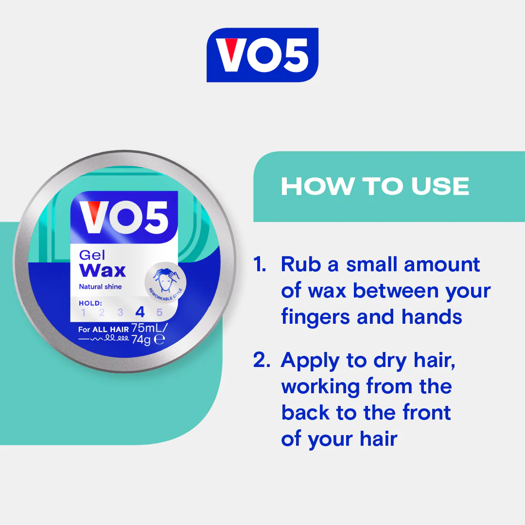 VO5 Gel Wax 75ml - Image 5
