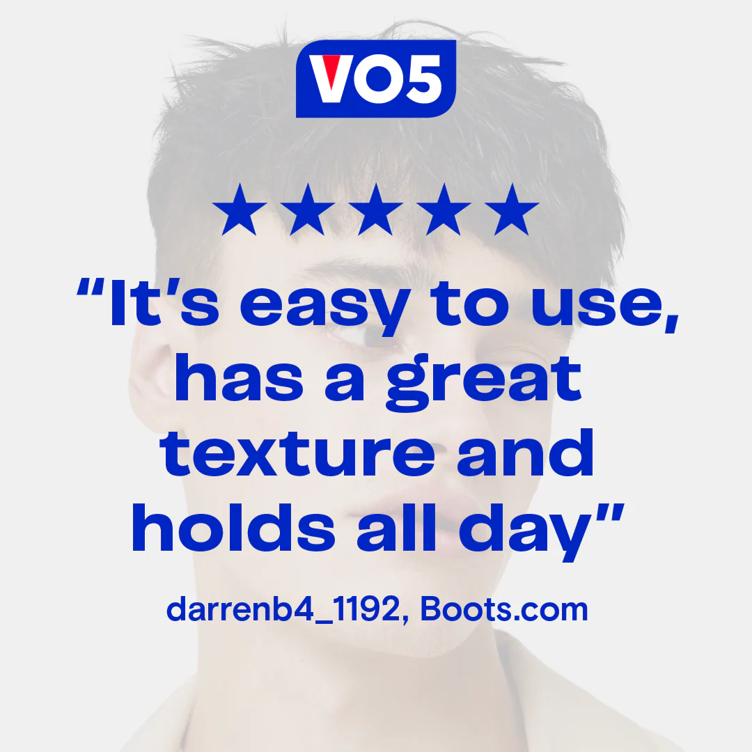VO5 Matt Rework Paste 75ml - Image 3