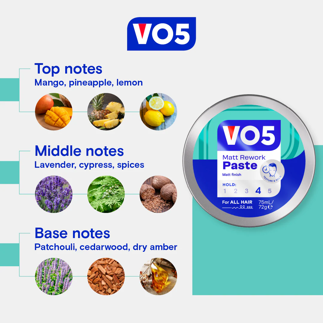 VO5 Matt Rework Paste 75ml - Image 7