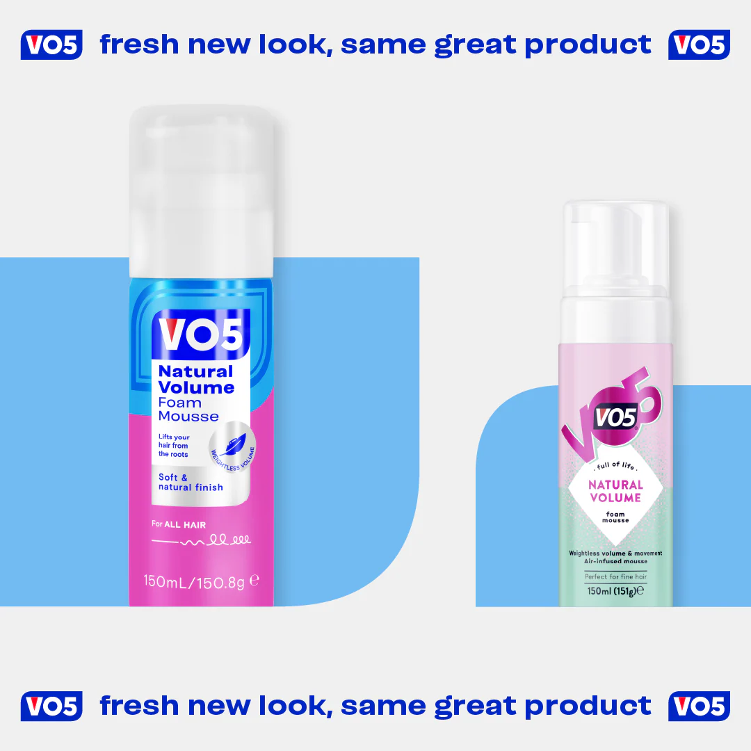 VO5 Natural Volume Foam Mousse 150ml - Image 6