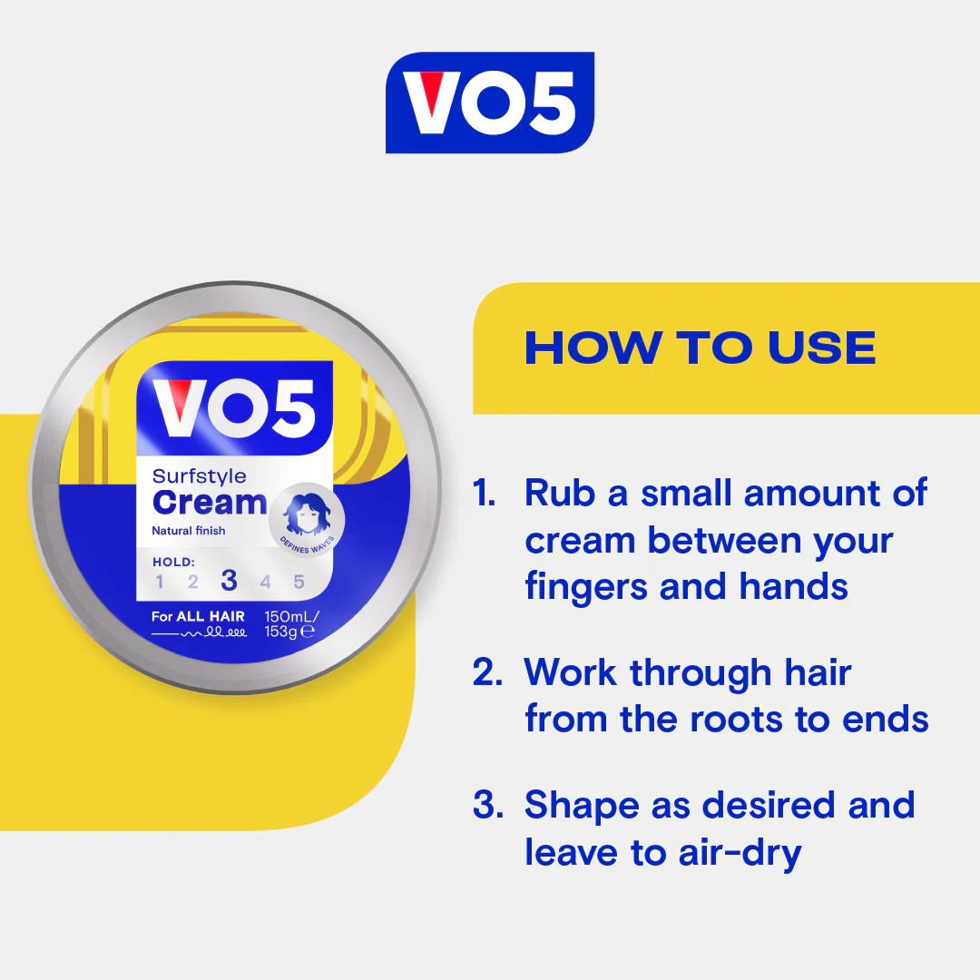 VO5 Surfstyle Cream 150ml - Image 5