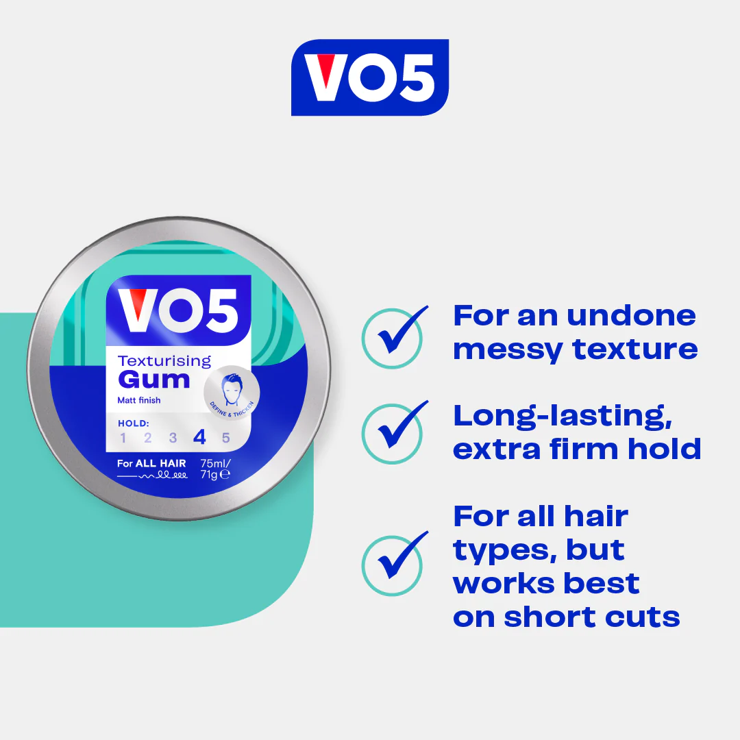 VO5 Texturising Gum 75ml - Image 4