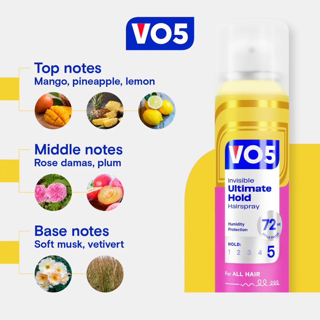 VO5 Ultimate Hold Hairspray 400ml - Image 7