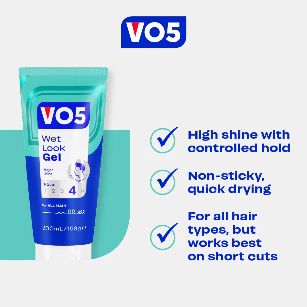 VO5 Wet Look Gel 200ml - Image 4